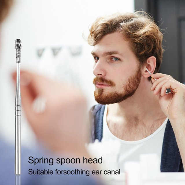 CENGZISHU The Way We Wore by Innovative Spring Ear Wax Cleaner Tool Set