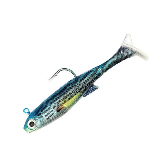 CENL 1/6pcs Paddle Tail Baits for Bass Fishing Swimbaits Top Water Soft Fishing Lure
