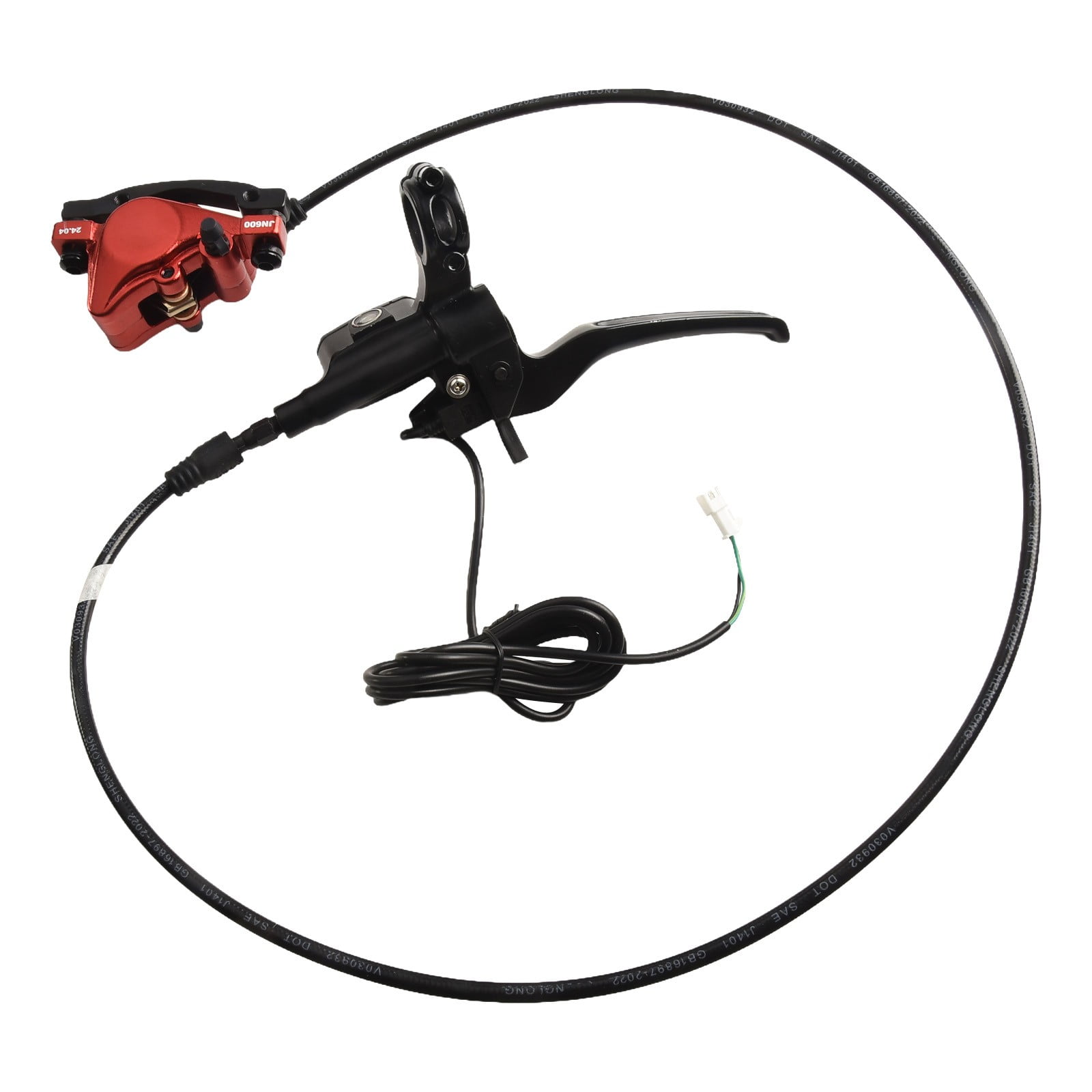 CENL 1 Pair Brake 2PI SM Hydraulic Disc Brake RMotor Front Rear Disk Dual Callipers Lever For E-Bike Kick Scooter Power Off Brake