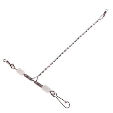 100 Pieces Fishing Balance Rigs Arm Connector, Fishing Line Wire Leader Trace For Surf Fishing Rig Weights, Fishing Tackle Making , 7cm 8.4x1.6cm
