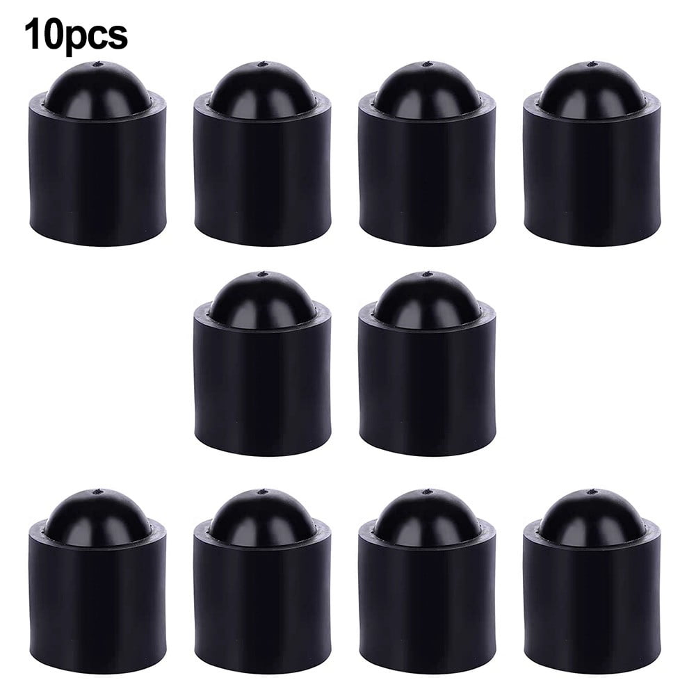 CENL 10pcs Billiard Cue Protector Cap Snooker Cue Cover Pool Cue Bottom Protectors