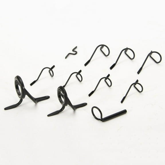 CENL 11pcs/Box Guide Rail Eye DIY Fly Rod Guides Set Fishing Rods Repair & Repair Guide Tip Kits Fishing Accessories