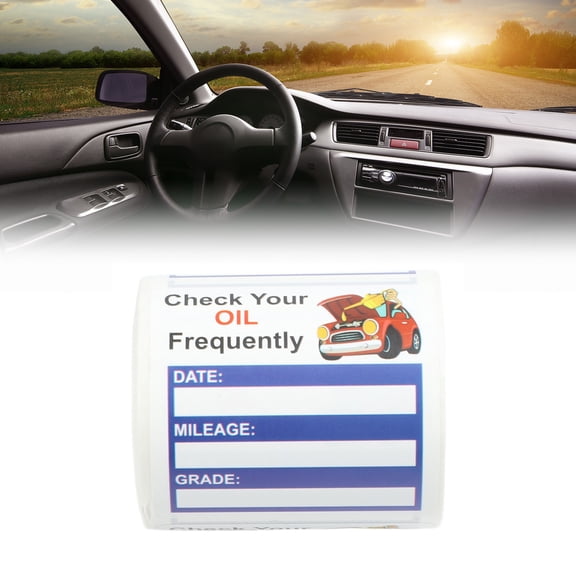 CENL 150PCS Vehicle Maintenance Reminder Stickers for Oil Change Tracking Reliable Solution for Timely Vehicle Care