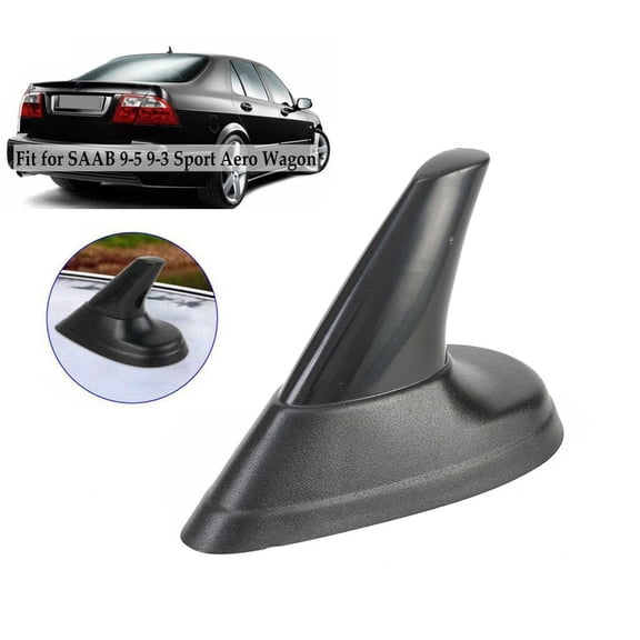 CENL 1PCS Fin Antenna for Saab 93 95 Streamlined Aesthetic Design Waterproof ABS Construction No Drilling Needed for Installation