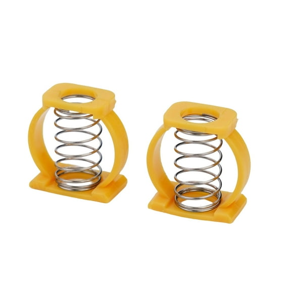 CENL 1Pair Rotating Handle Spring Buckle 22.2x21.9mm C-type Buckle Enhanced Hinge Clamp Spring For Brompton Folding Bike Accessories