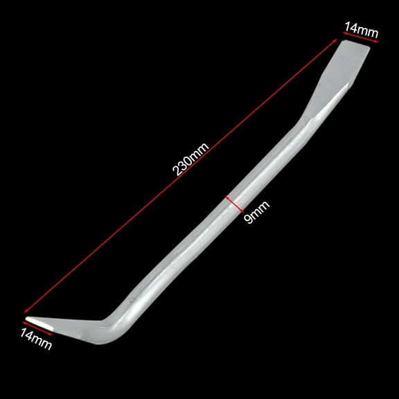 CENL 1pc Auto Brake Regulator Removal Small Steel Pry Bar Tire Scraping Pry Bar Automotive Tools Flat Tip Garage Workshop Tool