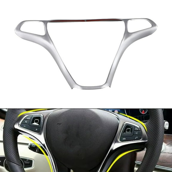 CENL 1pc Auto Steering Wheel Cover Decoration For Mercedes For Benz Vito W447 2014-2020 ABS Steering Wheel Cover Trim Car Accessories