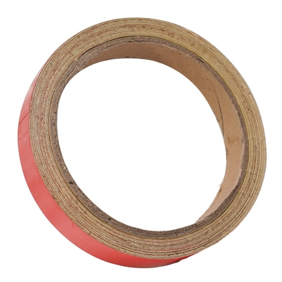 CENL 1pc Roll Red Lining Reflective Vinyl Wrap Film Car Sticker Decal 15mmx10m Adhesive Tape PVC Red Easy Installation Car Accessory