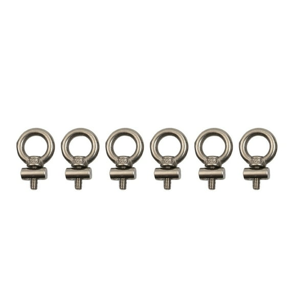CENL 2-8x Stainless Steel Awning Rail Stoppers 6mm Stops Motorhome Campervan Caravan