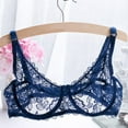 thumbnail image 1 of CENL 2018 Women’s Comfy Sexy Lingerie Lace Transparent bra Underwire Bra Underwear, 1 of 9