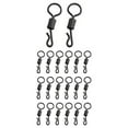 CENL 20pcs Carp Fishing Terminal Tackle QC Rigs Snap Swivels Quick ...