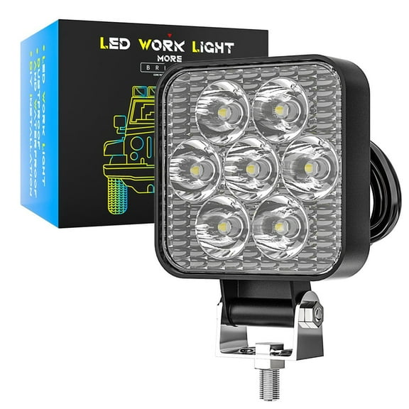 CENL 21W LED Work Light Waterproof Working Light Car Spotlight For Truck SUV OffRoad Tractor Headlight Mini Square Night Driving Lamp
