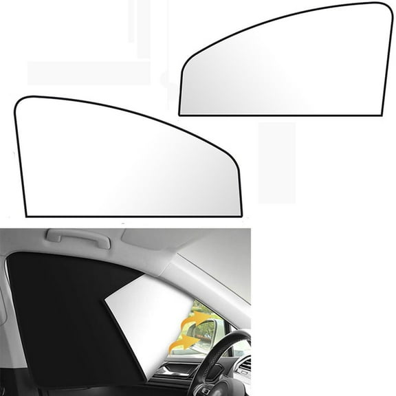 CENL 2Pcs Car Side for Window Sun Shade Magnet Privacy Curtain for Front/Rear