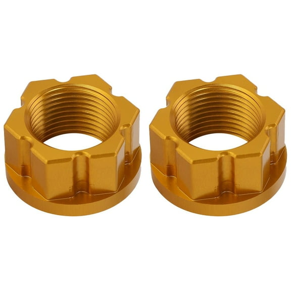 CENL 2Pcs Rear Wheel Axle Lock Nuts 6061 Aluminum Alloy for Surron for Light Bee