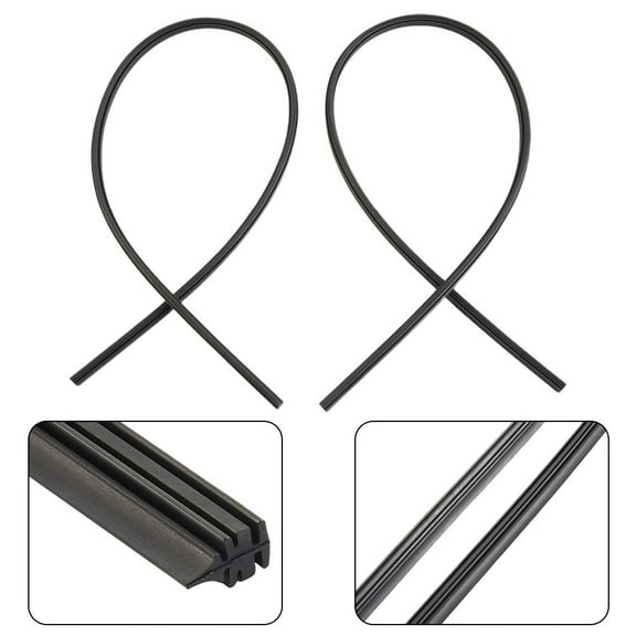 CENL 2X Auto Accessories 26\" 6mm Car Silicone Windshield Frameless Wiper Blade Refill