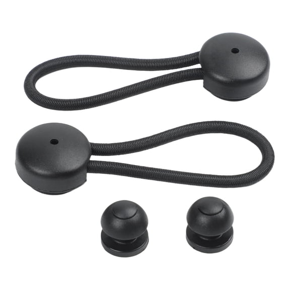 CENL 2pcs Elastic Bungee Cord Clips for Tent Boat Yacht RV Cover Shock Cord Clips
