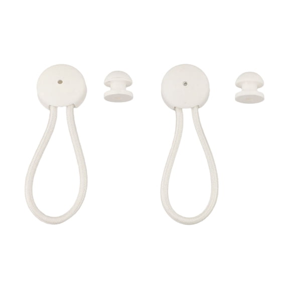 CENL 2pcs Elastic Bungee Cord Clips for Tent Boat Yacht RV Cover Shock Cord Clips