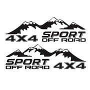 CENL 4X4 Sport Graphics Mountain Decal Car Side Body Sticker For SUV Off Road Pickup
