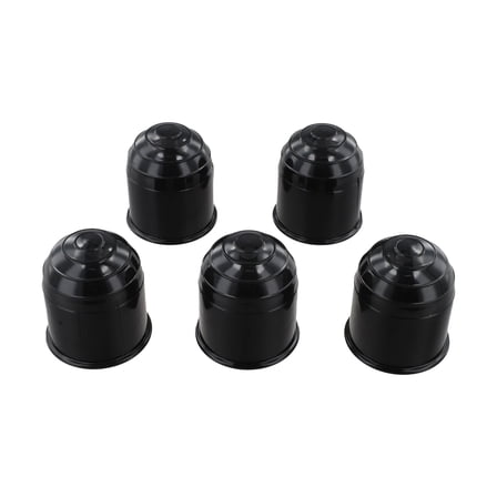 CENL 5pcs Camping Trailer Hitch Ball Cover 50mm Tow Bar Ball Cover Hitch Ball Cap