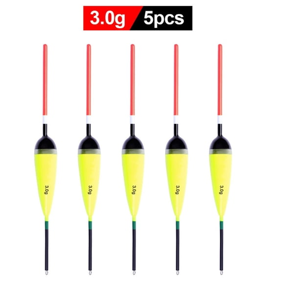 CENL 5pcs Fishing Float Bobbers For Fishing Shallow Water Float