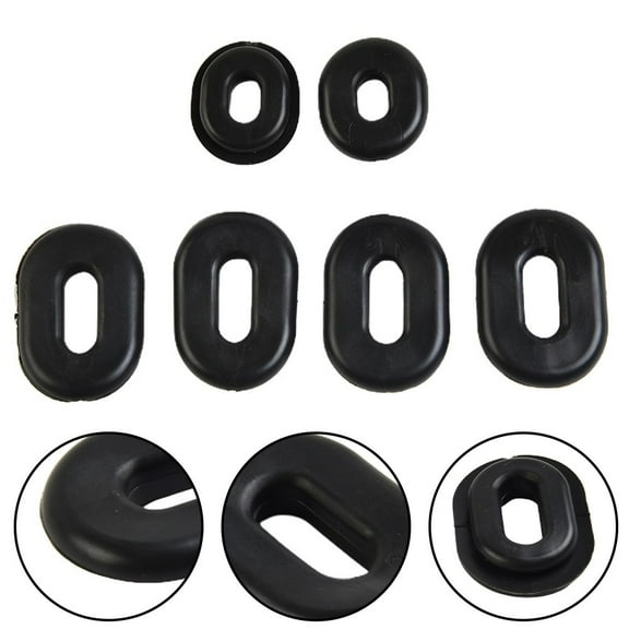 CENL 6Pcs Motorcycle Side Cover Rubber Grommets Gasket Fairings Set Drommets Fairings Washer Spacer For Honda CB CL SL XL100 CB CT SL