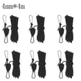 thumbnail image 1 of CENL 6pcs outdoor pulley regulator tent fixer metal lifting pulley reflective rope, 1 of 11