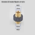 thumbnail image 1 of High pressure cleaner M22*1.5 outer wire butt joint 14-hole to 15-hole adapter, 1 of 7