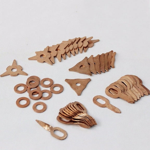 CENL Assortment Washers Flat For Spotter Copper plated steel Pack Mixed Consumables