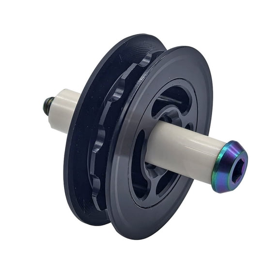 CENL Bicycle Chain Tensioner Kit 10mm 12T Nylon Guide Wheel Ceramic Shaft Sleeve Titanium Alloy Screw For Brompton Bike Accessories