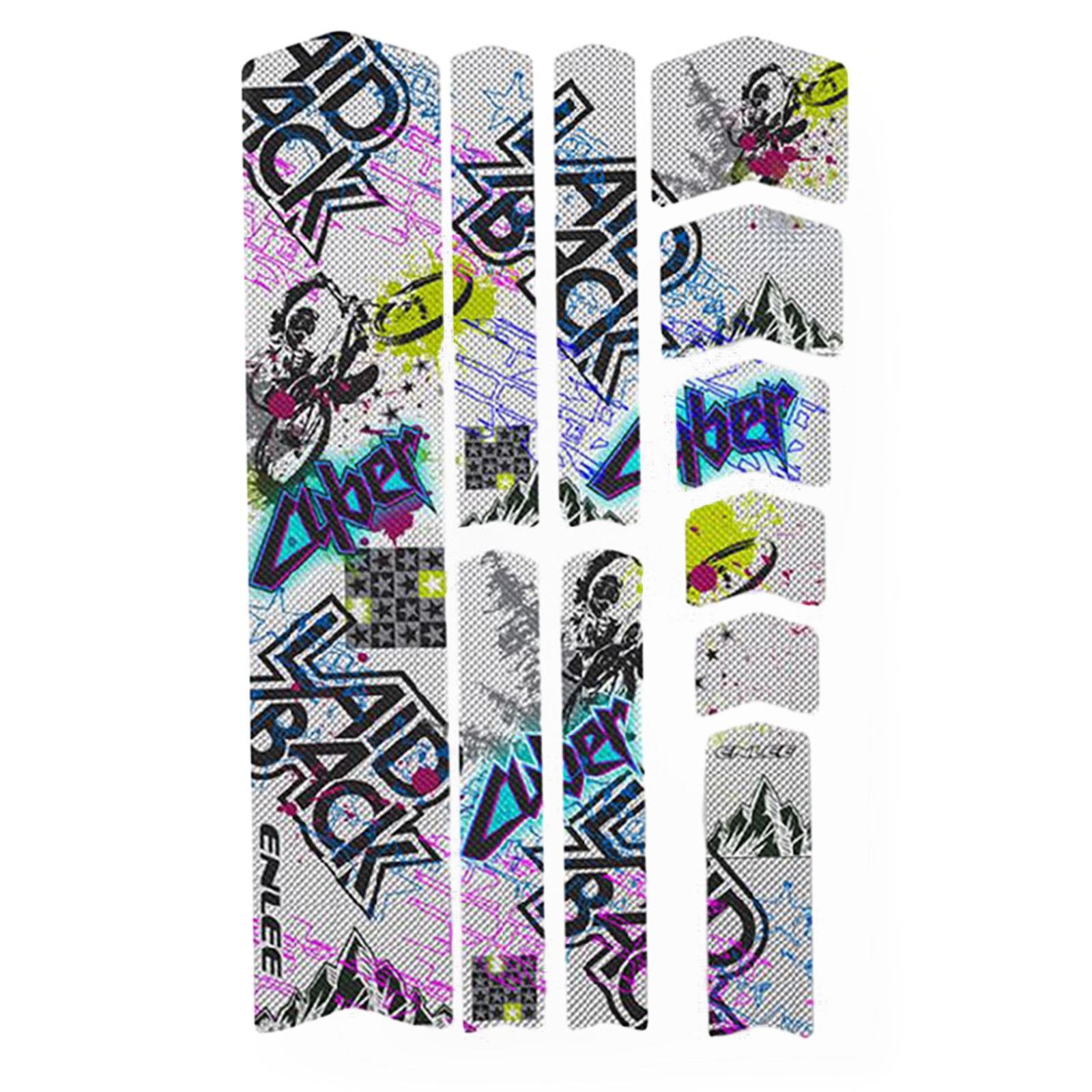 CENL Bike Frame Protection Tape, Reflective Film Stickers AntiScratch