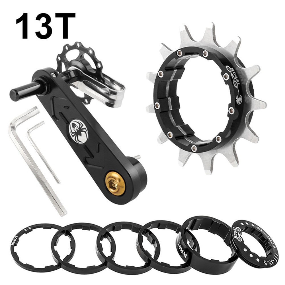 Flywheel Chain CENL Bike Single Speed Cassette Freewheel Chain Tensioner 12-22T ...