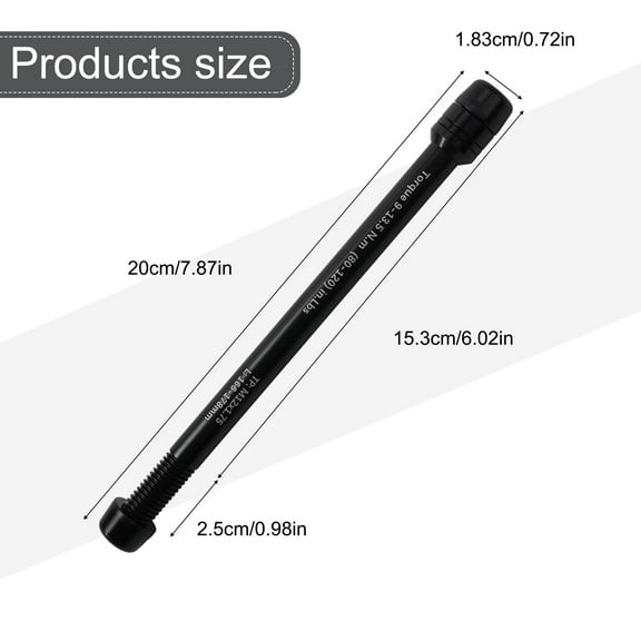 CENL Bike Trainer Through Skewer Axle Road Cycling With Trained Roller Skewer Training Adapter 12x142-148mm P1.5/P1.75 Quick Release