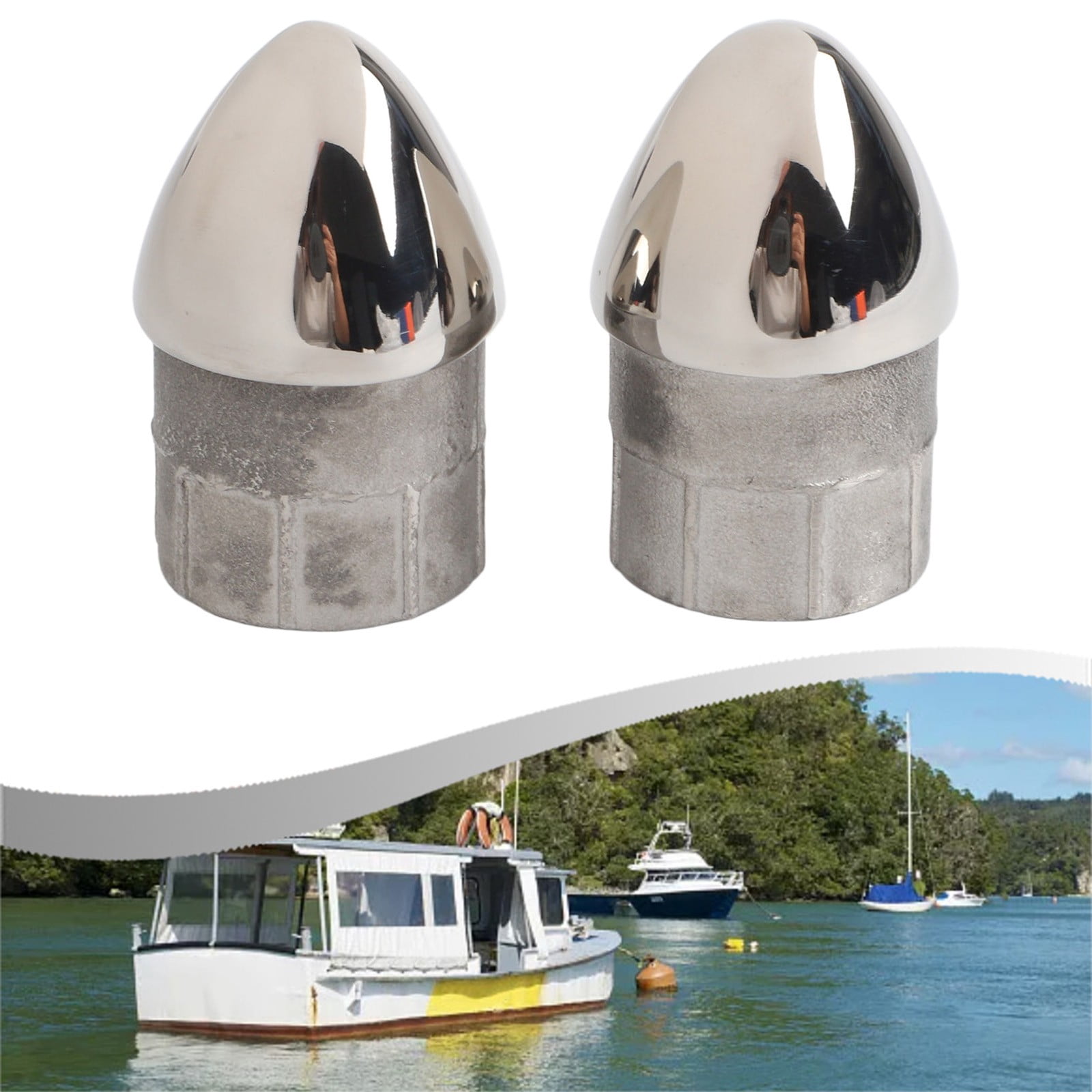 CENL Boating Accessories Kayak Pipe Connector 316 Stainless Steel ...