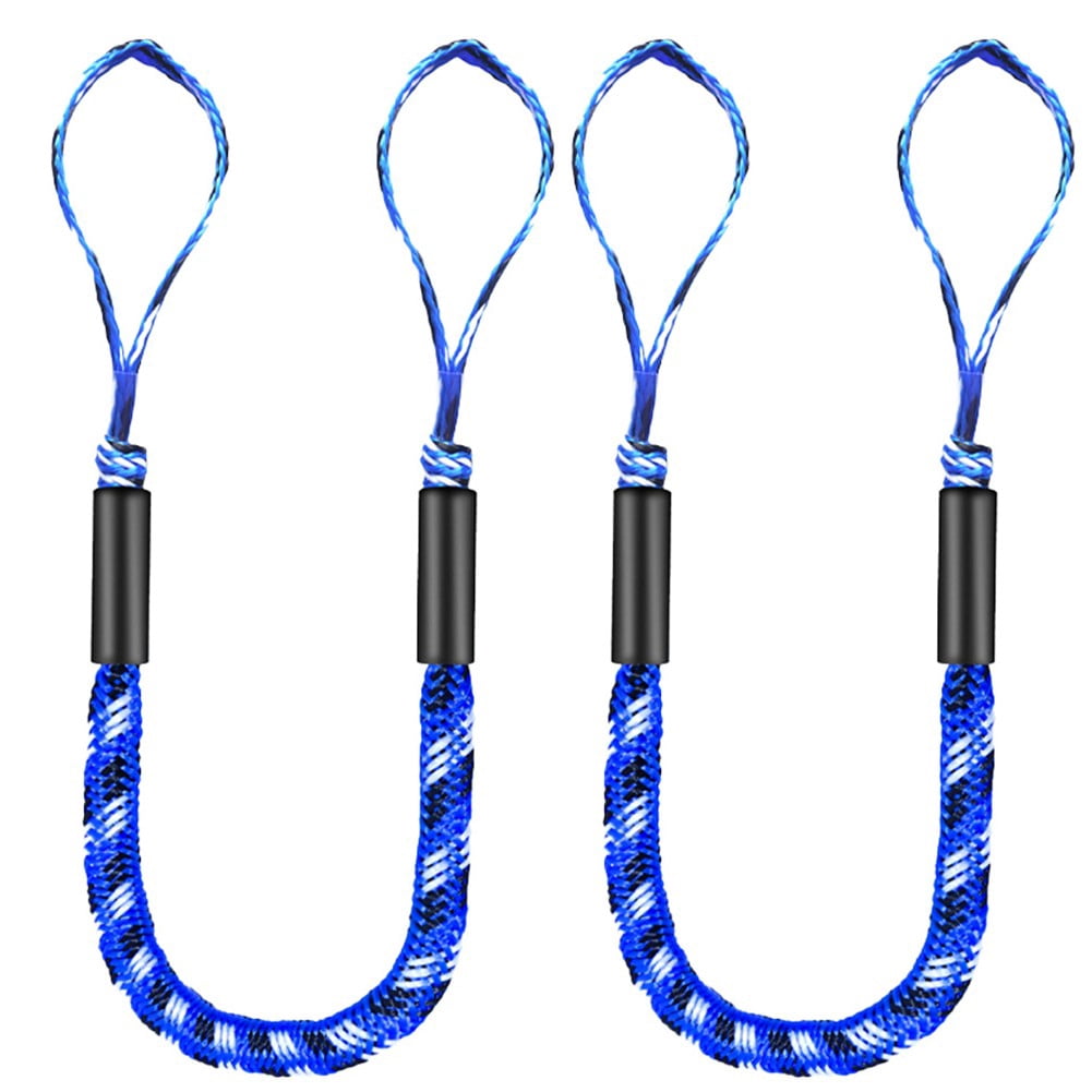 CENL Brand New Bungee Dock Line Mooring Rope Boat Dock Rope Anchor Buddy Boat Accessories For Kayak Jet Ski Pontoon Stretch 4'-5.5'