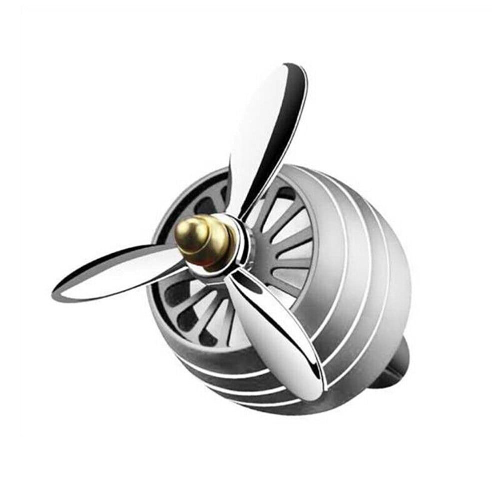 CENL Car Air Freshener Rotating LED Fragrance Dispenser Fragrance For