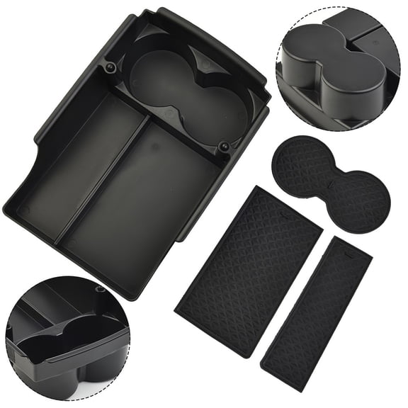 CENL Car Center Console Armrest Storage Box Tray Organizer Anti-Slip Mats Storage Tidying For Tesla MODEL X MODEL S Replacement