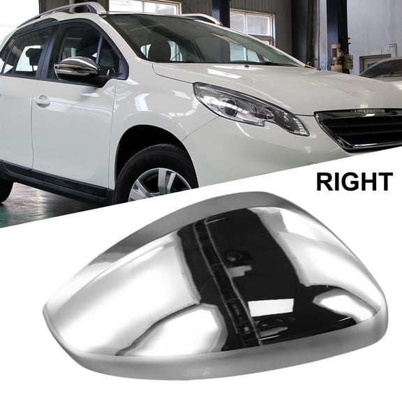 CENL Car Door Side Rearview Mirror Cover Cap Left Right Wing Mirror Cover Replacement For 208 Models From 2012-2019 Car Accessories