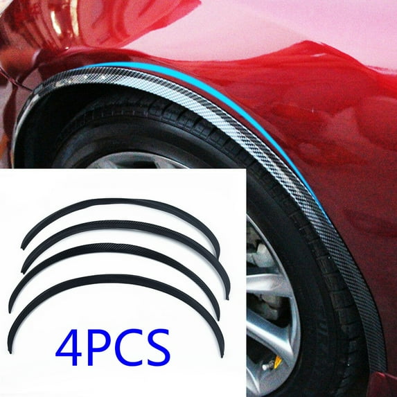 CENL Car Fender Flares Car Wheel Arches Wing Expander Arch Eyebrow-Mudguard Lip Body Kit Protector Cover Mud Guard Universal
