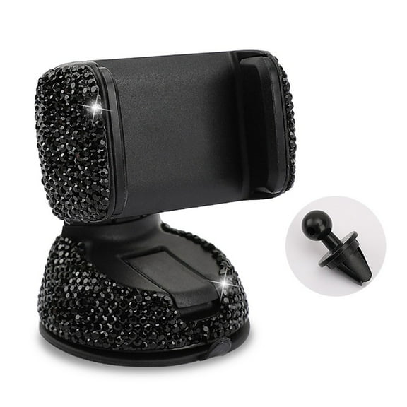 CENL Car Phone Mount Rhinestone Crystal Interior Decoration for Dashboard Air Vent