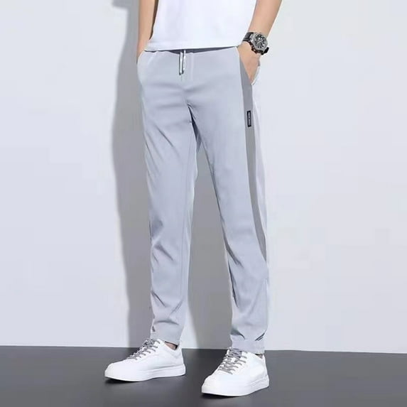 CENL Casual Men Jogging Pants Male Slim Fit Multi-Pockets Pants