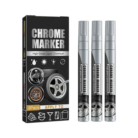 CENL Chrome Paint Pens for DIY Car Paint Strong Coverage Rust Protection (70 chars)