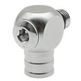 thumbnail image 1 of CENL Chrome Plated Brass Connector Accessory 360 Rotation Diving Hose Adapter 3 8-24 Inch Thread Chrome-plated Brass, 1 of 7
