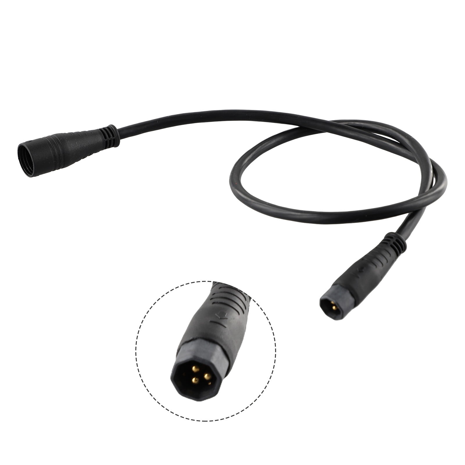 CENL Electric Bicycle EBike Motor Extension Cable Waterproof 9 Pin 1000W Julet 60cm