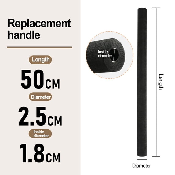 CENL Fishing Rod Grip EVA Rod Anti-slip Handle Fishing Rod DIY Rod Building 40/50cm