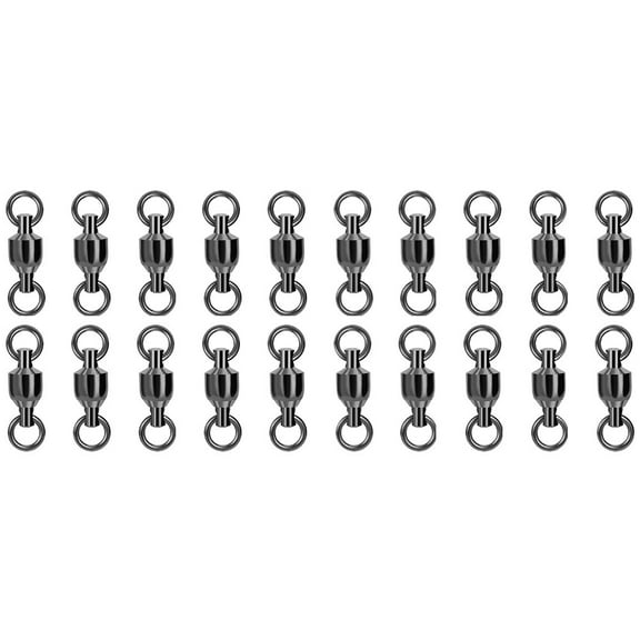 CENL Fising Bearing Swivels Split Rings 20x Ball Bearing Fishing Fising For Sea Rings Split Swivels Tackle Fishing Sporting Goods