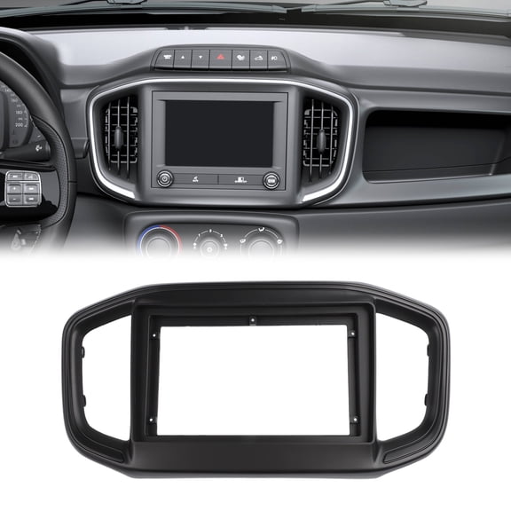 CENL For Fiat For Strada 2020-2021 9 Inch Car Radio Frame Stereo Install Panel Bezel Trim ABS Radio Frame Interior Accessories