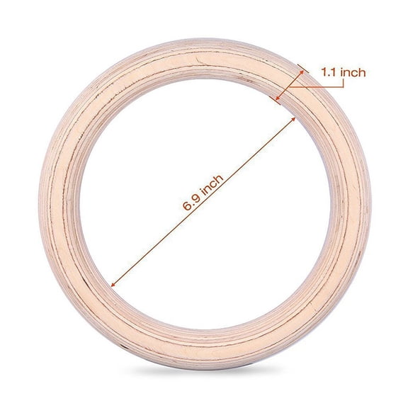 CENL GYM Ring Made Of GYM Ring Home And Product Name Wood Gymnastics Rings MM