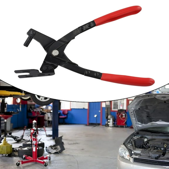 CENL Hanger Removal Tool Rubber Bracket Pliers 25-Degree Offset Design 4.1-Inch PVC Handle Automotive Repair For Rubber Brackets