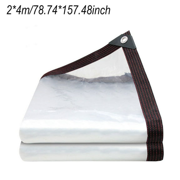 CENL Heavy Duty PVC Tarp Waterproof Tarpaulin Canopy Clear Waterproof Sheet Cover