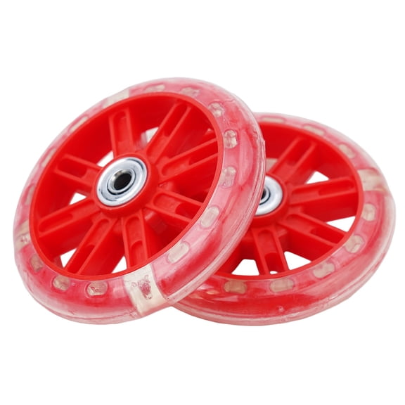 CENL High Quality Kids LED Scooter Wheels 110mm Diameter Flashing Lights Long Lasting Bearings for Razor Stunt Push